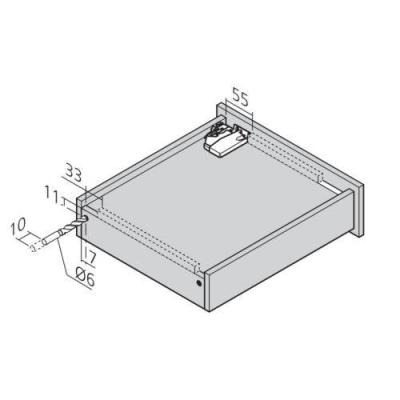  BLUM ATT51D attache fa�ade Tan 