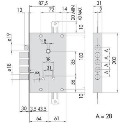  CISA CIS5766538A serrure chang 