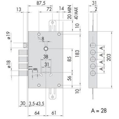  CISA CIS5766538A serrure chang 