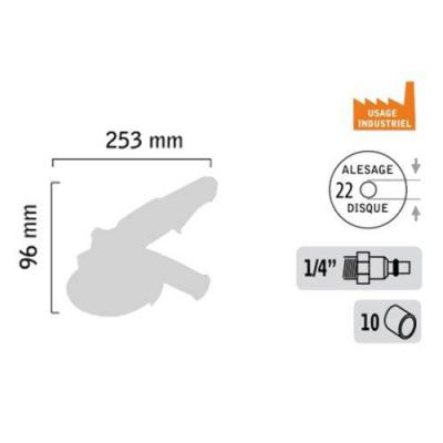  MAE GP3655 meuleuse d'angle pn 