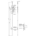  VACHETTE 13441000 Serrure 4 po 