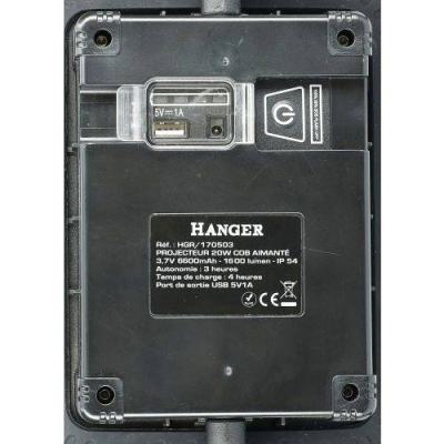  HANGER 170503 projecteur de ch 