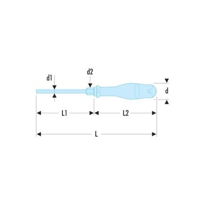  FACOM ATWPH1X100 Tournevis Pro 