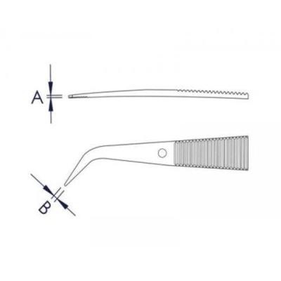 KNIPEX 92 34 37 pince brucelle 