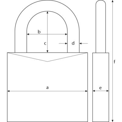  ABUS BZ Ti 70mm cylindre aveug 