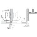  BLUM CHA71B769 charni�re 155� 