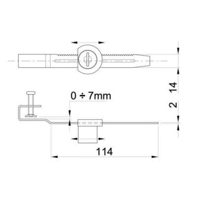  IBFM 155KA serrure � cr�maill� 