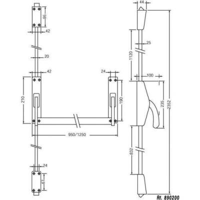  JPM 89D300-21-2A fermeture ant 