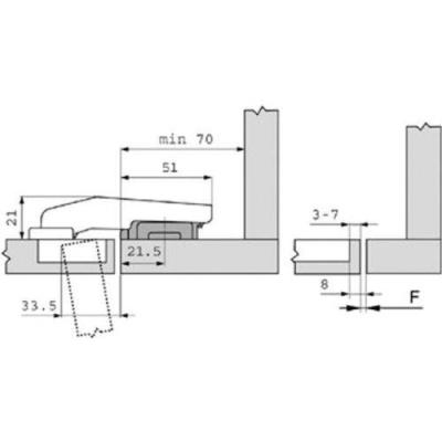  BLUM CHA79B9550 charni�re BLUM 