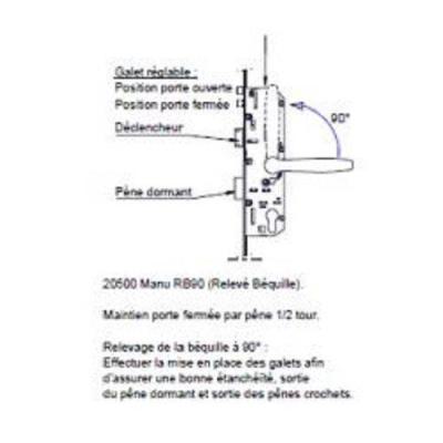  VACHETTE � 20892000 Serrure 5 