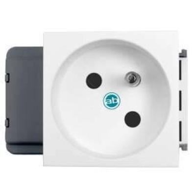  LOGIX PRISE 2P+T AUTO AB BLANC 