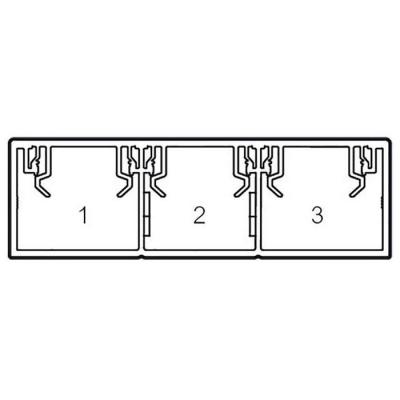 LOGIX45 3COMP FOND PVC160X50AB 