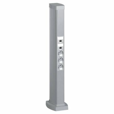  COLONNETTE 2 CPTS 0,68M ALU 