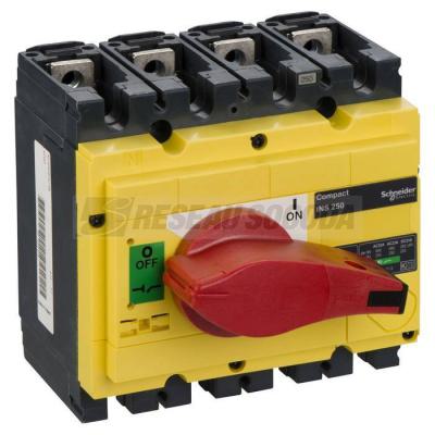  INS250 250A 4P ROUGE 
