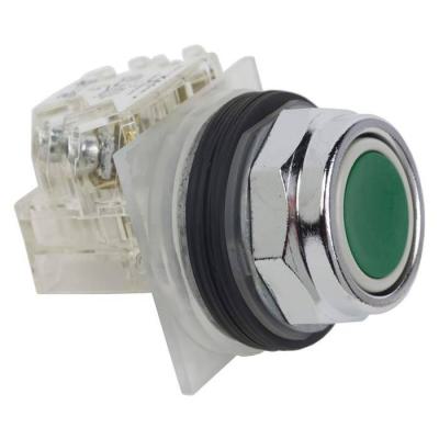  BOUTON POUSSOIR VERT DIAM 