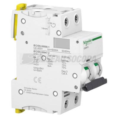  Acti9 iC60N disj 2P 32A crbe B 