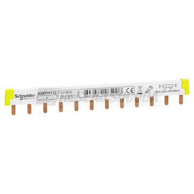  PEIGNE RACC 1P 100A 12MOD 