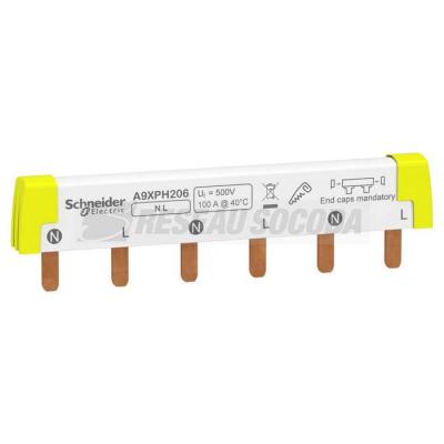  Peigne raccord 2P 100A 6mod 
