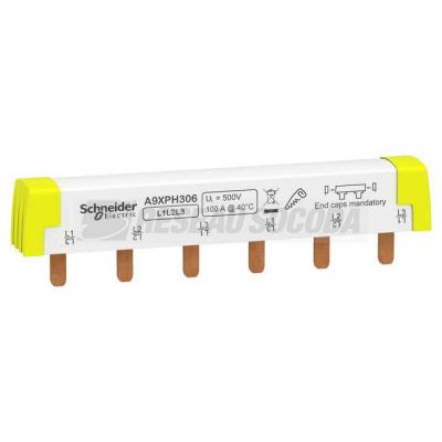  Peigne raccord 3P 100A 6mod 