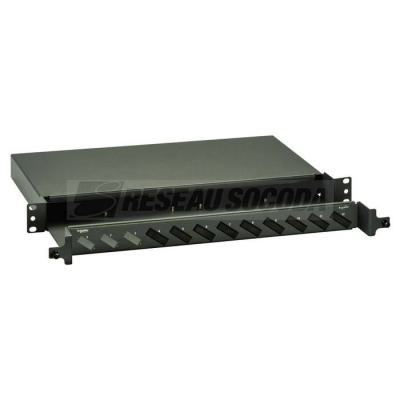  Panneau FO 1U 12 SC Duplex 