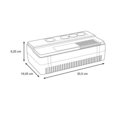  Onduleur UPS BVS 650VA 4PC Sch 