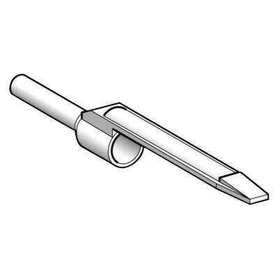  Embout E moyen 0,5mm� blanc NF 