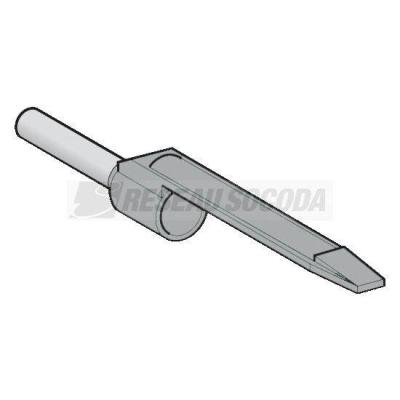  Embout E moyen 2,5mm� gris NF 