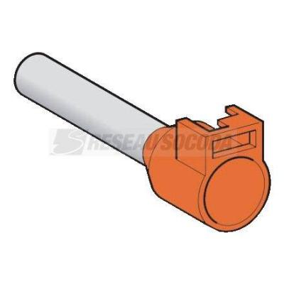  Embout E moyen 4mm� orange NF 