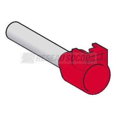  Embout E moyen 10mm� rouge DIN 