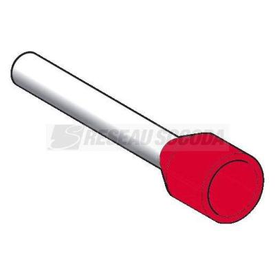  Embout long 1mm� rouge DIN 