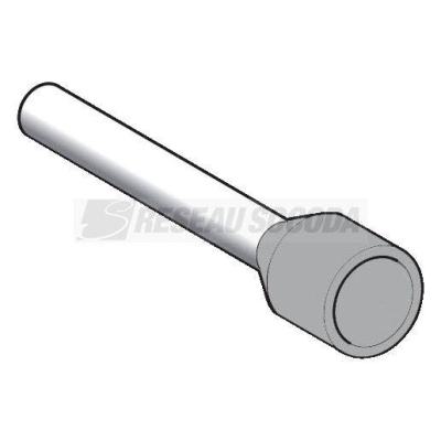  Embout long 2,5mm� gris NF 