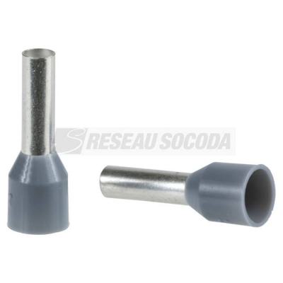  Embout moyen 2,5mm� gris NF 