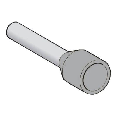  Embout moyen 4mm� gris DIN 