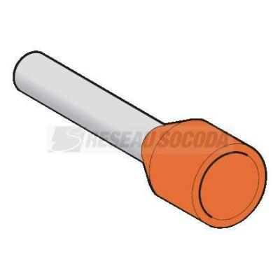  Embout moyen 4mm� orange NF 