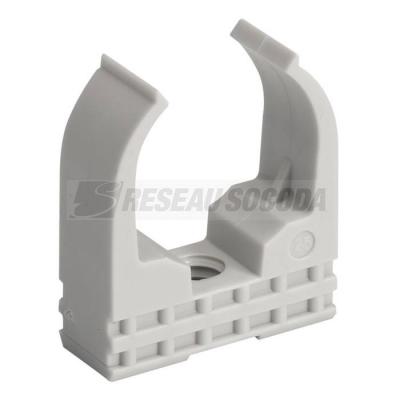  CLIPS A TUBE DIAM25 GRIS 