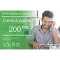  CARTE 200 PTS DIGITALE 