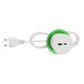  Bloc prise XS 2 USB A+C - Bl 