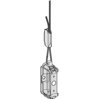  Etrier univ.et cable acier 3 m 