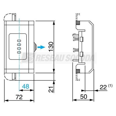  connec.d�r.fus.16A 1L+N+PE 