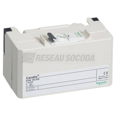  connec. d�r. C60H 16A 1L+N+PE 