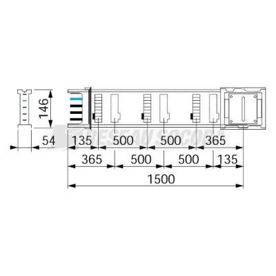  �l�m.dr.400A - 1,5m - 6 fen. 
