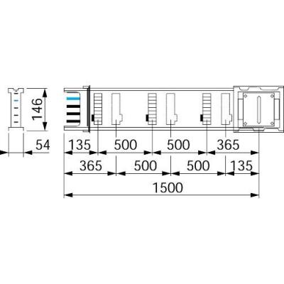  �l�m.dr.400A - 1,5m - 6 fen. 