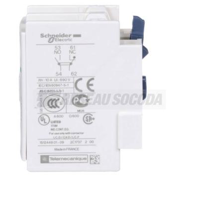  Contacts frontaux � vis 1O+1F 