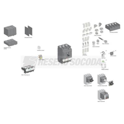  Cache-borne s�r par 4P NSX250 