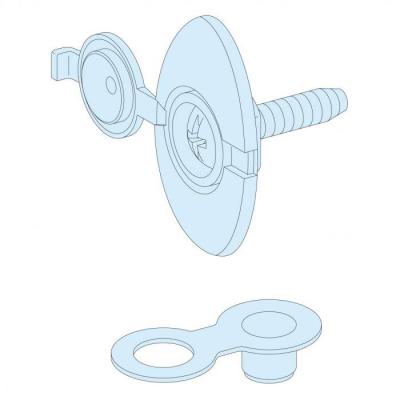  Accessoires toit 6vis+4 bouch. 