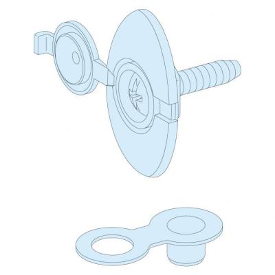  Accessoires toit 6vis+4 bouch. 