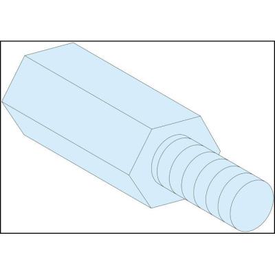  4 Entretoise hexagonale M5 H55 