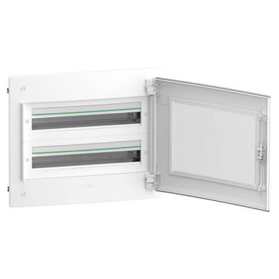  Coffret encastr�s plast 2R 24M 