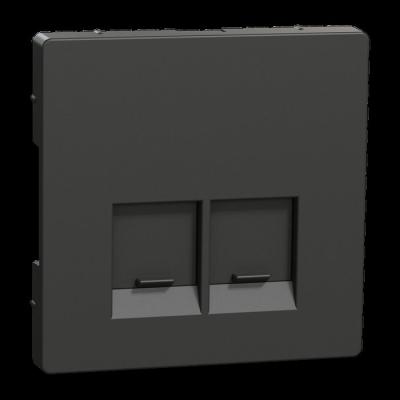  Enjo simple RJ45x2 anthracite 