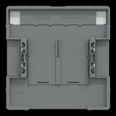  Enjo �tiquette RJ45x2 mocca 